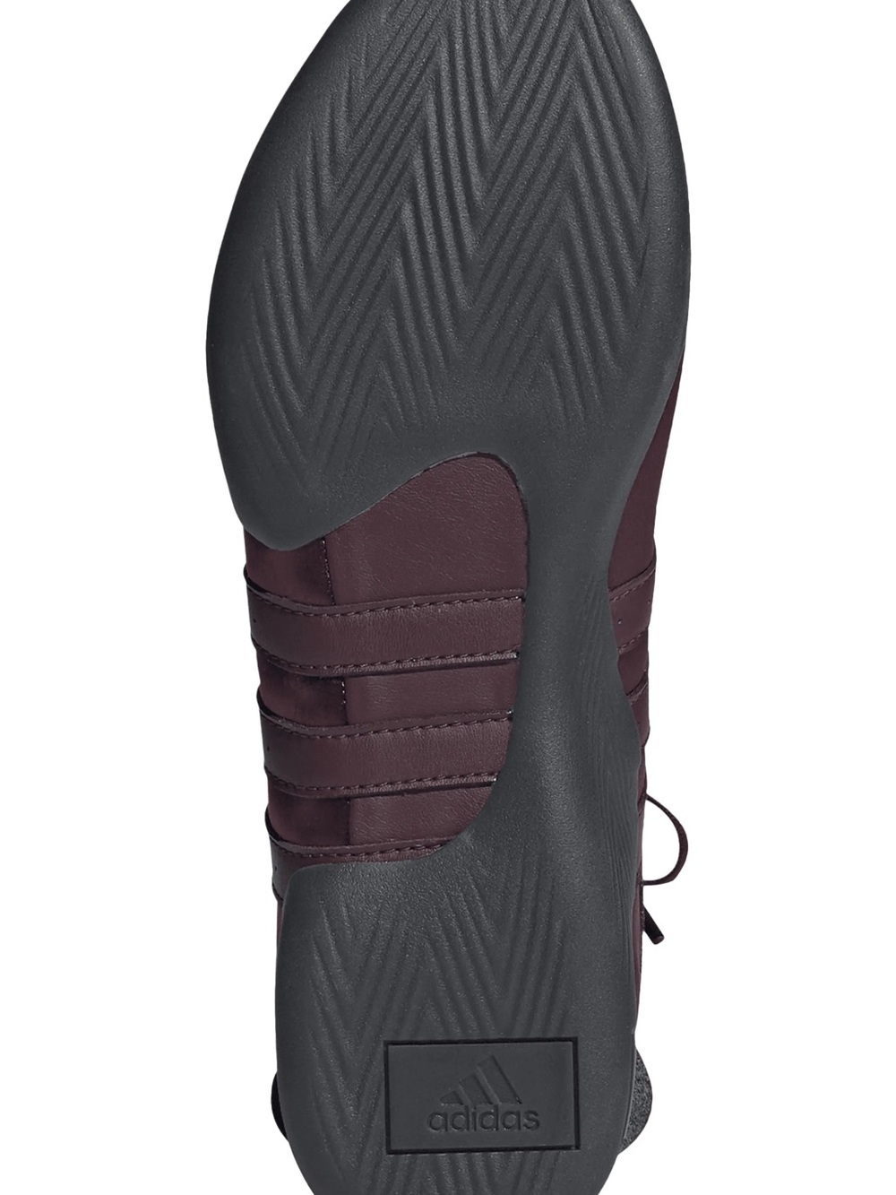 Adidas Women's Taekwondo Mei Maroon Lace-Up Ballet Flats with Ankle Ties - Picture 5 of 5